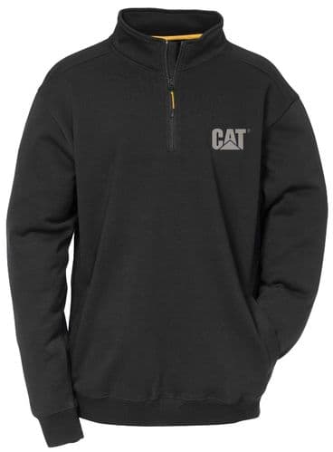 Caterpillar Canyon 1/4 Zip Sweatshirt Sweat Shirts Black
